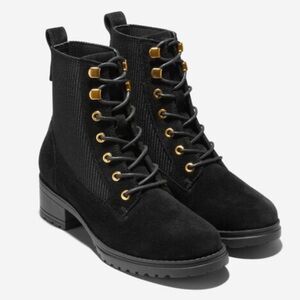 Cole Haan Women's Camea Waterproof Combat Boots
